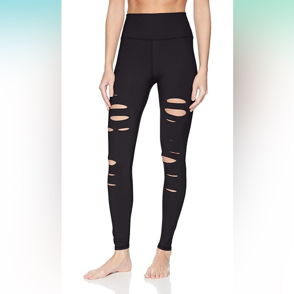 Alo yoga leggings slits size small